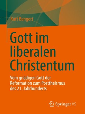 cover image of Gott im liberalen Christentum